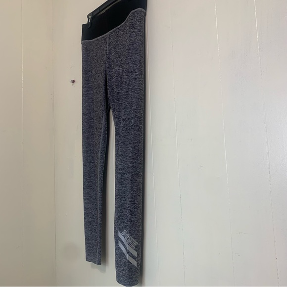 PINK Victoria Secret Gray Yoga Legging Mid-Rise Full Leg Leggings Size Small - Picture 4 of 11